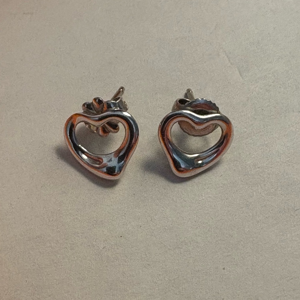 Tiffany & Co. Elsa Peretti Heart Earrings